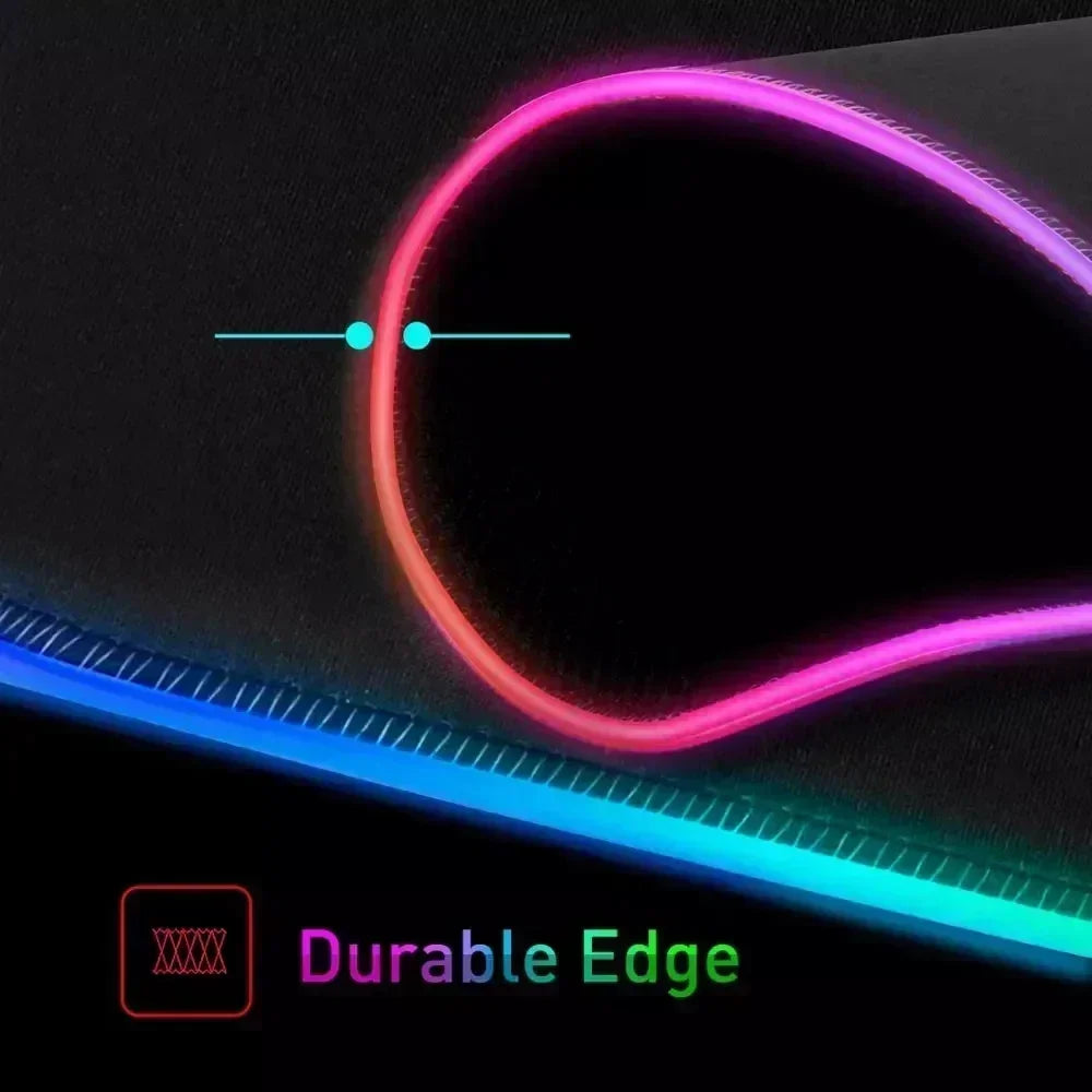 RGB Mousepad MSI Logo Gamer Laptop Keyboard Carpet Large Antislip Rubber Mouse Pad XXL LED light Luminous Mouse Mat for CSGO LOL