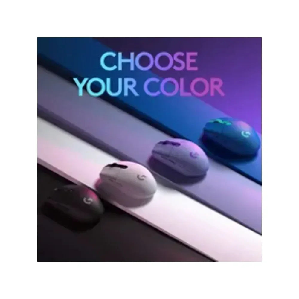 Original Logitech G305 Ligthspeed Wireless Gaming Mouse, Hero 12K Sensor, 12000DPI, 6 Programmable Buttons, Compatible PC MacOS