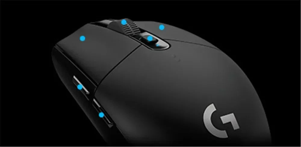 Original Logitech G305 Ligthspeed Wireless Gaming Mouse, Hero 12K Sensor, 12000DPI, 6 Programmable Buttons, Compatible PC MacOS